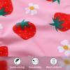 imageYOUNGER TREE Baby Swimsuit Girl Long Sleeve Ruffle Zipper Rash Guard Infant One Piece Swimwear Toddler Bathing Suit GirlPinkstrawberry