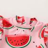 imageYOUNGER TREE Baby Swimsuit Girl Long Sleeve Ruffle Zipper Rash Guard Infant One Piece Swimwear Toddler Bathing Suit GirlPinkwatermelon