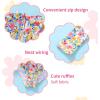 imageYOUNGER TREE Baby Swimsuit Girl Long Sleeve Ruffle Zipper Rash Guard Infant One Piece Swimwear Toddler Bathing Suit GirlPinkyellow Flowers