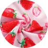 imageYOUNGER TREE Infant Baby Girl 1st Birthday Outfits Bumble Bee Printed One Romper Shorts Headband Summer Ruffle Sleeve ClothesStrawberry Sweet One