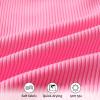 imageYOUNGER TREE Infant Baby Girls Swimsuit Long Sleeve Swimsuit One Piece Swimsuit Solid Color Bathing Suit with Hat UPF 50Pink