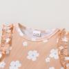 imageYOUNGER TREE Infant Toddler Baby Girls Romper Lace Flutter Sleeve Bodysuit Cotton Summer OutfitsFlower