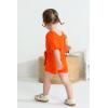 imageYOUNGER TREE Kids Toddler Baby Girls Summer Outfit OffShoulder Sunflower Overall Romper Jumpsuit Short Trousers ClothesOrange