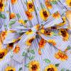 imageYOUNGER TREE Kids Toddler Baby Girls Summer Outfit OffShoulder Sunflower Overall Romper Jumpsuit Short Trousers ClothesSunflower