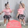 imageYOUNGER TREE Newborn Baby Girl Auntie Clothes Auntie Is My Bestie Romper Shorts with Headband Girl Auntie OutfitsPink