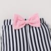 imageYOUNGER TREE Newborn Infant Baby Girl Clothes Outfits Romper Bodysuit Floral Cow Print Pants Headband 3Pcs Summer Clothes SetA7 Striped