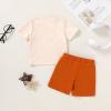 imageYOUNGER TREE Toddler Baby Boy Summer Clothes Dinosaur TShirt and Shorts Boy Outfits 12 Months to 4TBeige Clothes