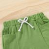 imageYOUNGER TREE Toddler Baby Boy Summer Clothes Dinosaur TShirt and Shorts Boy Outfits 12 Months to 4TGreencar