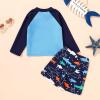 imageYOUNGER TREE Toddler Baby Boy Swimsuit Long Sleeve Bathing Suit Rash Guard Shirt Trunk Sets Swimwear Summer Clothes OutfitsCute Sharks