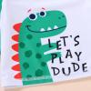 imageYOUNGER TREE Toddler Baby Boy Swimsuit Long Sleeve Bathing Suit Rash Guard Shirt Trunk Sets Swimwear Summer Clothes OutfitsDinosaurs Inviting You to Play