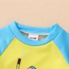 imageYOUNGER TREE Toddler Baby Boy Swimsuit Long Sleeve Bathing Suit Rash Guard Shirt Trunk Sets Swimwear Summer Clothes OutfitsDiving Sharks