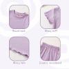 imageYOUNGER TREE Toddler Baby Girl Clothes Ribbed Knit Short Sleeve Tshirt Shorts Sets Little Girl Summer Outfits Clothing SetSolid Purple