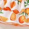 imageYOUNGER TREE Toddler Baby Girl Clothes Ruffle Sleeveless Strap Dress Tank Shorts Set Summer Outfits With BagOrange