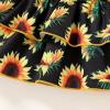 imageYOUNGER TREE Toddler Baby Girl Clothes Ruffle Sleeveless Strap Dress Tank Shorts Set Summer Outfits With BagSunflower