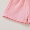 imageYOUNGER TREE Toddler Baby Girl Clothes Sleeveless Ruffle Bowknot Dress Top Shorts Set Summer Outfits for Little Kids GirlsFlamingo and Pineapple
