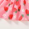 imageYOUNGER TREE Toddler Baby Girl Clothes Sleeveless Ruffle Bowknot Dress Top Shorts Set Summer Outfits for Little Kids GirlsPink Strawberry