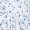 imageYOUNGER TREE Toddler Baby Girl Ruffled Sleeveless Romper Casual Summer Jumpsuit Cotton Linen ClothesBlue Floral
