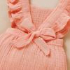 imageYOUNGER TREE Toddler Baby Girl Ruffled Sleeveless Romper Casual Summer Jumpsuit Cotton Linen ClothesPink
