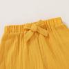 imageYOUNGER TREE Toddler Baby Girls Clothes Sunflower Tshirt  Bowknot Shorts with Cute Summer Girl Clothes SetBee