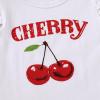 imageYOUNGER TREE Toddler Baby Girls Clothes Sunflower Tshirt  Bowknot Shorts with Cute Summer Girl Clothes SetCherry
