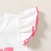 imageYOUNGER TREE Toddler Baby Girls Clothes Sunflower Tshirt  Bowknot Shorts with Cute Summer Girl Clothes SetDoughnut