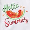 imageYOUNGER TREE Toddler Baby Girls Clothes Sunflower Tshirt  Bowknot Shorts with Cute Summer Girl Clothes SetWatermelon