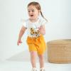 imageYOUNGER TREE Toddler Baby Girls Clothes Sunflower Tshirt  Bowknot Shorts with Cute Summer Girl Clothes SetYellow