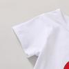 imageYOUNGER TREE Toddler Baby Girls Clothes Watermelon Tshirt  Linen Shorts with Belt Cute Summer Short SetLadybug