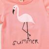 imageYOUNGER TREE Toddler Baby Girls Clothes Watermelon Tshirt  Linen Shorts with Belt Cute Summer Short SetPinkflamingo