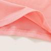 imageYOUNGER TREE Toddler Baby Girls Clothes Watermelon Tshirt  Linen Shorts with Belt Cute Summer Short SetPinkflamingo