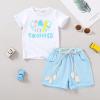 imageYOUNGER TREE Toddler Baby Girls Clothes Watermelon Tshirt  Linen Shorts with Belt Cute Summer Short SetPopsicles