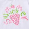 imageYOUNGER TREE Toddler Baby Girls Clothes Watermelon Tshirt  Linen Shorts with Belt Cute Summer Short SetStrawberry Pink
