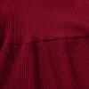 imageYOUNGER TREE Toddler Baby Girls Fall Clothing Solid Cotton Pit Irregular Skirt Winter Dress Long Sleeve Skirt OutfitsMaroon