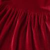 imageYOUNGER TREE Toddler Baby Girls Fall Clothing Solid Cotton Pit Irregular Skirt Winter Dress Long Sleeve Skirt OutfitsVelvet Red