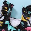 imageYOUNGER TREE Toddler Baby Girls Swimsuit Infant One Piece Bathing Suits Cute Dinosaur Beach Wear Sunsuit Ruffle SwimwearBlack
