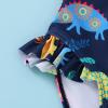 imageYOUNGER TREE Toddler Baby Girls Swimsuit Infant One Piece Bathing Suits Cute Dinosaur Beach Wear Sunsuit Ruffle SwimwearNavy Blue