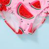 imageYOUNGER TREE Toddler Baby Girls Swimsuit Infant One Piece Bathing Suits Cute Dinosaur Beach Wear Sunsuit Ruffle SwimwearPink Watermelon