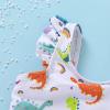 imageYOUNGER TREE Toddler Baby Girls Swimsuit Infant One Piece Bathing Suits Cute Dinosaur Beach Wear Sunsuit Ruffle SwimwearWhite