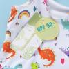 imageYOUNGER TREE Toddler Baby Girls Swimsuit Infant One Piece Bathing Suits Cute Dinosaur Beach Wear Sunsuit Ruffle SwimwearWhite