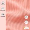 imageYOUNGER TREE Toddler Baby Girls Swimsuit Two Piece Solid Color Stripe Swimwear Summer Beach Bikini Bathing Suit 18M6TBright Peach