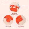 imageYOUNGER TREE Toddler Baby Girls Swimsuit Two Piece Solid Color Stripe Swimwear Summer Beach Bikini Bathing Suit 18M6TOrange