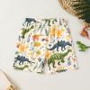 imageYOUNGER TREE Toddler Baby boy summer clothes Beaches Love Me Sleeveless Vest TopsShorts Kid Casual outfitsBeige Dinosaur