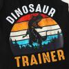 imageYOUNGER TREE Toddler Baby boy summer clothes Beaches Love Me Sleeveless Vest TopsShorts Kid Casual outfitsBlack Dinosaur