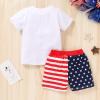 imageYOUNGER TREE Toddler Boy Clothes 4th of July Independence Day Tshirt American Flag Summer Shorts Set Little Kid 12M5TAmerican Boy