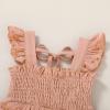 imageYOUNGER TREE Toddler Dress Baby Girls Cotton Ruffle Sleeveless Summer Dresses Kids Boho Beach Casual SundressBright Pink