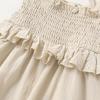 imageYOUNGER TREE Toddler Dress Baby Girls Cotton Ruffle Sleeveless Summer Dresses Kids Boho Beach Casual SundressKhaki