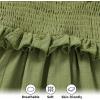 imageYOUNGER TREE Toddler Dress Baby Girls Cotton Ruffle Sleeveless Summer Dresses Kids Boho Beach Casual SundressLight Green