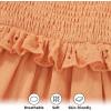 imageYOUNGER TREE Toddler Dress Baby Girls Cotton Ruffle Sleeveless Summer Dresses Kids Boho Beach Casual SundressLight Orange