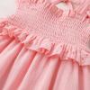 imageYOUNGER TREE Toddler Dress Baby Girls Cotton Ruffle Sleeveless Summer Dresses Kids Boho Beach Casual SundressLight Pink