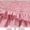imageYOUNGER TREE Toddler Dress Baby Girls Cotton Ruffle Sleeveless Summer Dresses Kids Boho Beach Casual SundressSoft Pink